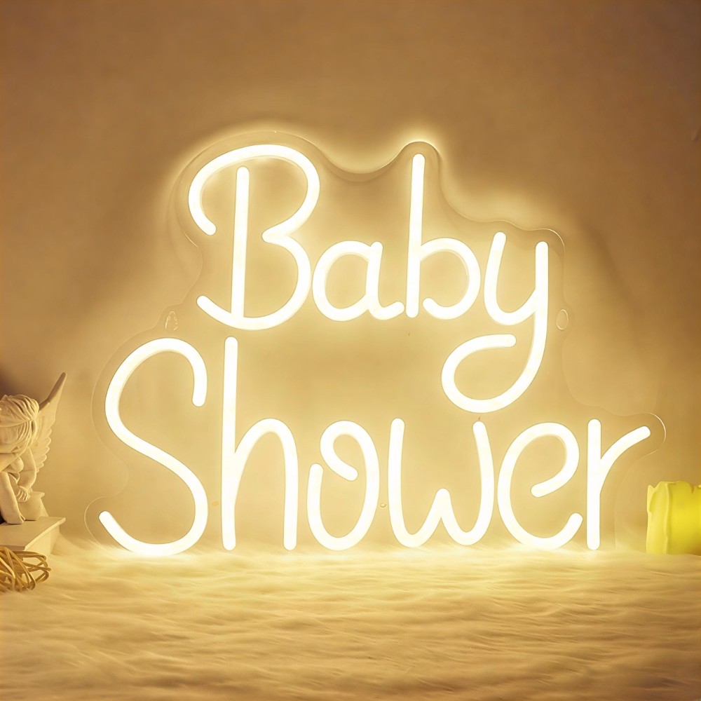 baby shower neon light