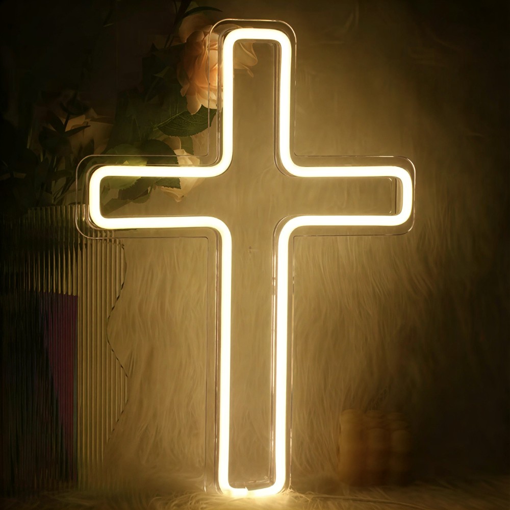 jesus cross neon light rental in bangalore